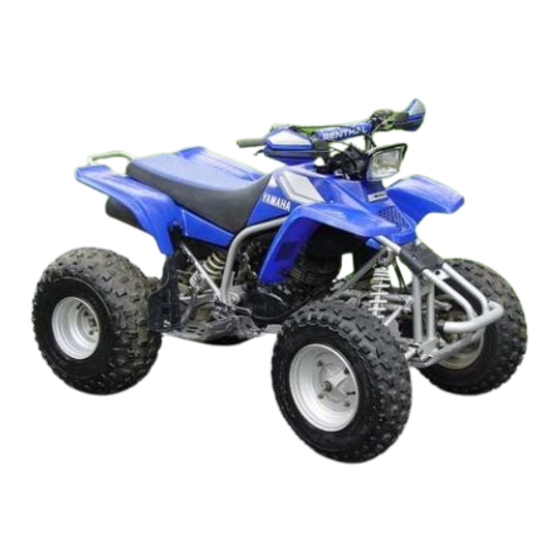 Yamaha 2002 YFS200 Supplementary Service Manual