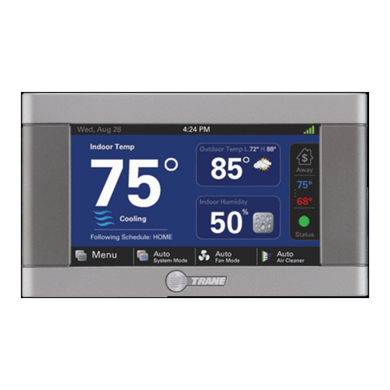 Trane ComfortLink II XL 850 User Manual