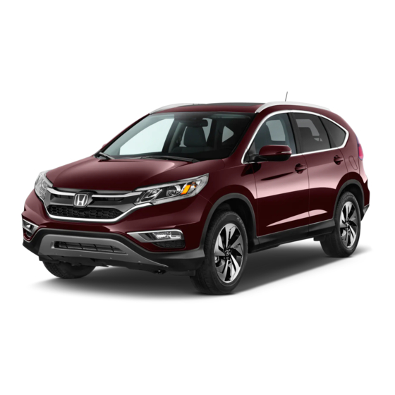 Honda 2015 CR-V Owner's Manual