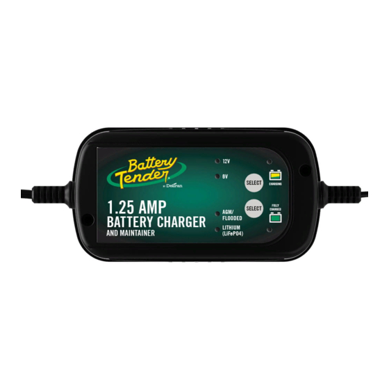 BATTERY TENDER DELTRAN 12V 800 MILLIAMP IMPORTANT SAFETY INSTRUCTIONS