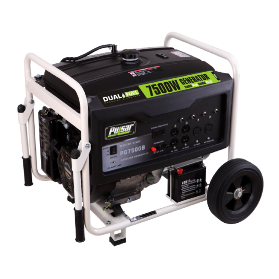PULSAR PG7500B OWNER'S MANUAL Pdf Download ManualsLib