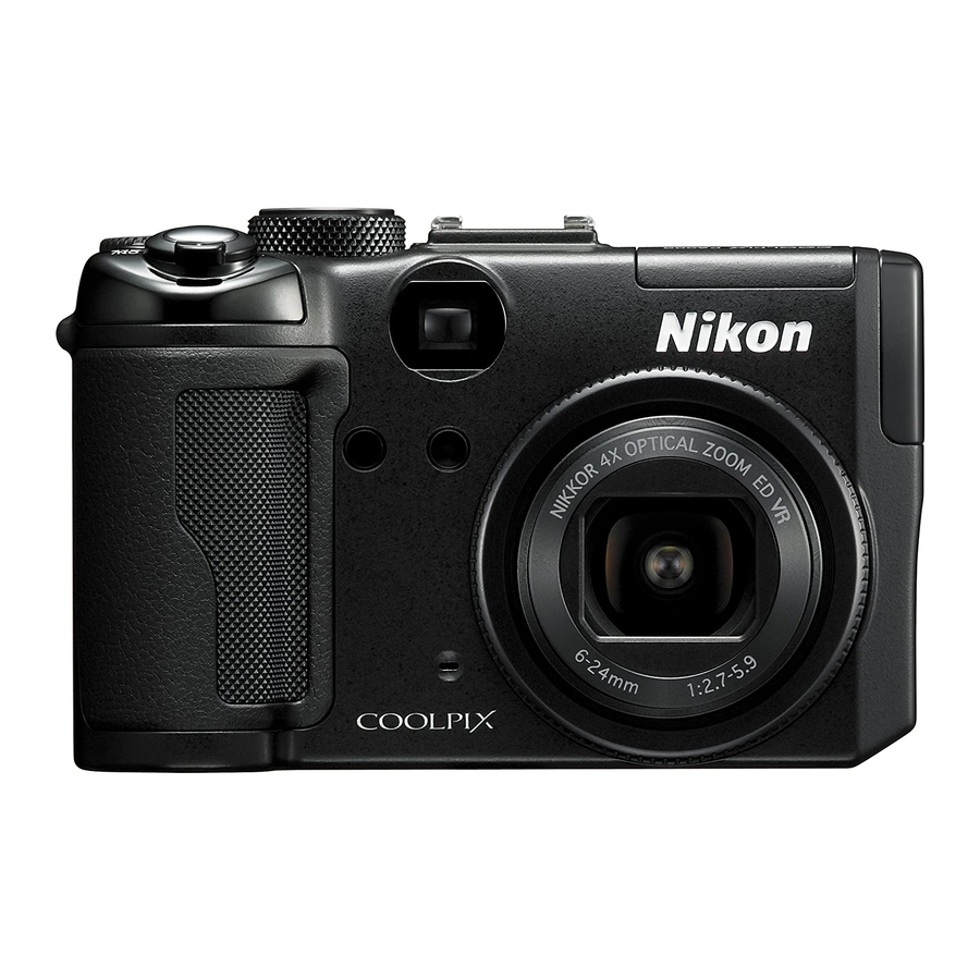 NIKON COOLPIX P6000 USER MANUAL Pdf Download ManualsLib
