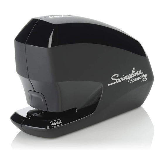 SWINGLINE SPEED PRO 45 OPERATION INSTRUCTIONS Pdf Download ManualsLib