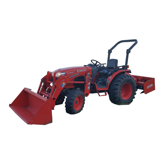 KUBOTA B3300SU OPERATOR'S MANUAL Pdf Download ManualsLib