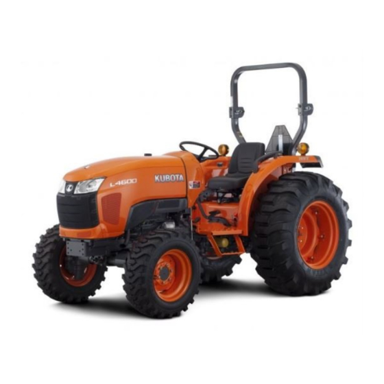 KUBOTA L4600 OPERATOR'S MANUAL Pdf Download | ManualsLib