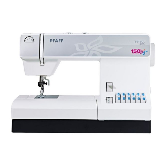 PFAFF SELECT 150 OWNER'S MANUAL Pdf Download ManualsLib
