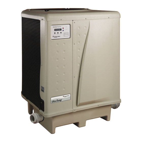 PENTAIR POOL PRODUCTS WATER ULTRATEMP INSTALLATION AND USER MANUAL Pdf