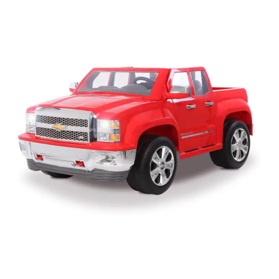 red chevy truck power wheels