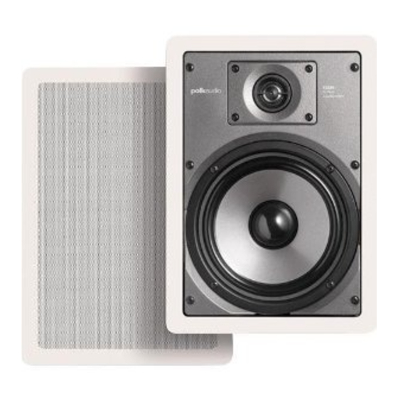 Polk Audio TC610i TC615i Owner's Manual