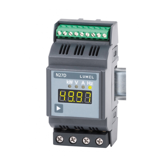 Lumel N27D User Manual