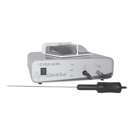 Gyrus Acmi CyberWand CW-USLS Instructions For Use Manual