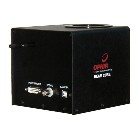 OPHIR Beam Cube User Manual