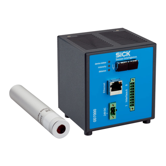 SICK OD7000 Series Operating Instructions Manual
