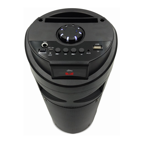 media-tech PARTYBPX KEG BT MT3165 Speaker Manuals