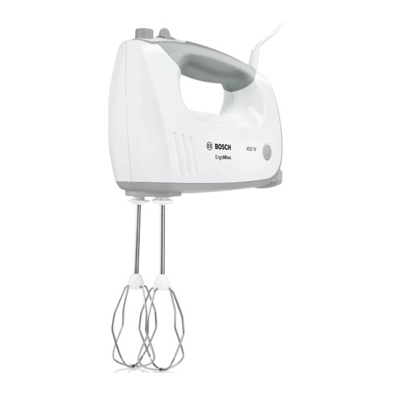 Bosch MFQ36480 Instruction Manual
