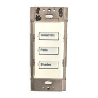 Lutron Electronics HOMEWORKS seeTouch STWD-1B Installation Instructions