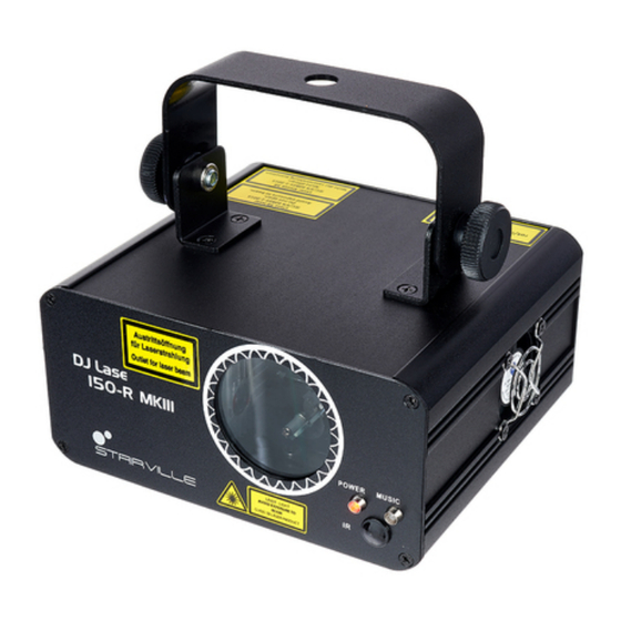 thomann Stairville DJ Lase 150-R MK-III User Manual