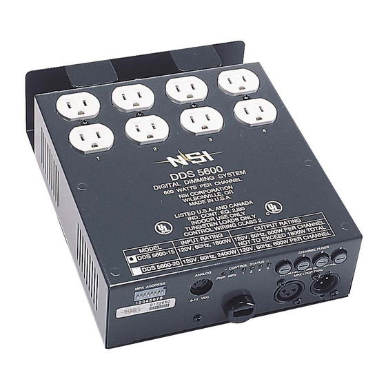 Leviton DDS series Specifications