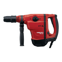 Hilti TE 60-ATC-AVR Operating Instructions Manual