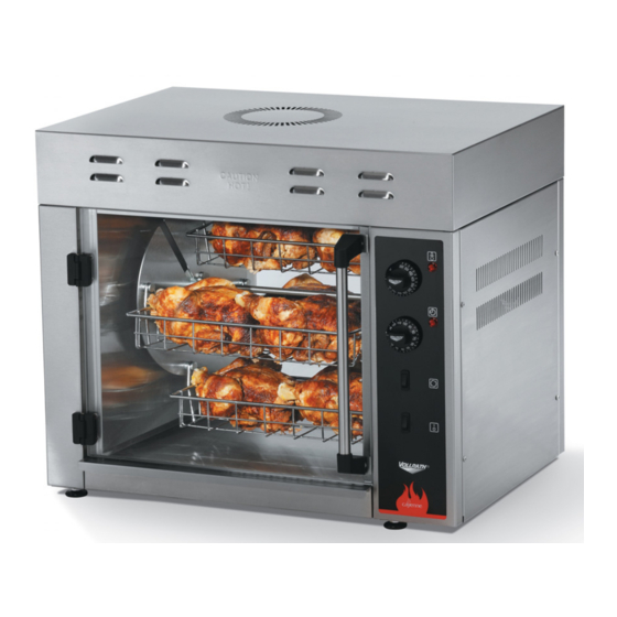 Vollrath CGA8016 Operator's Manual