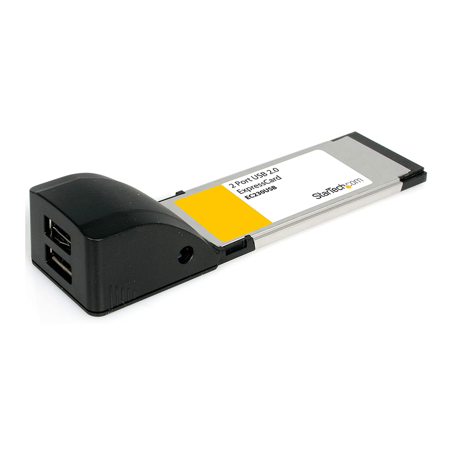 StarTech.com EC230USB Operation Manual