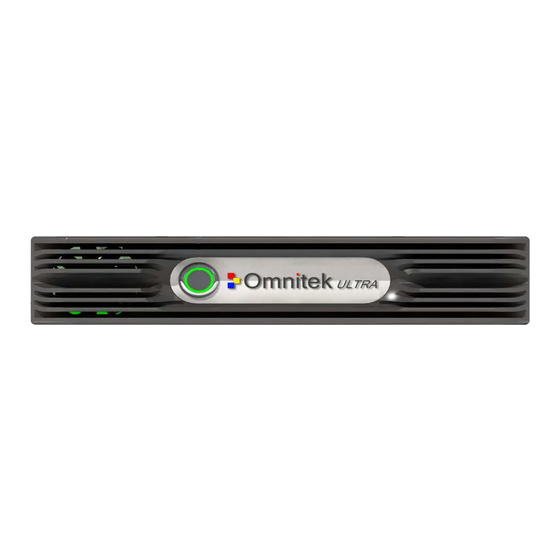 OmniTek Ultra 4K Tool Box User Manual