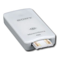 Sony MSAC-US30 - Memory Stick USB Reader/Writer Operating Instructions