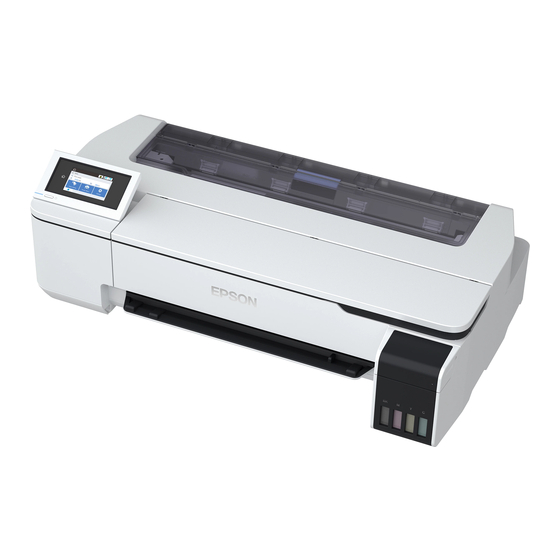 User Manuals: Epson SC-T3100x Series Format Printer