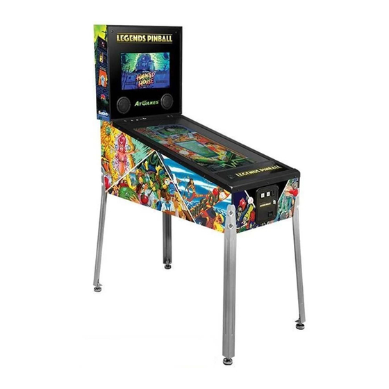 AtGames LEGENDS PINBALL Instruction Manual