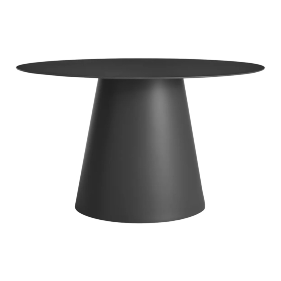 BluDot Circula Dining Table Assembly Notes