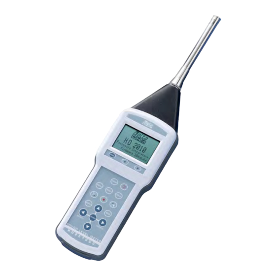 GHM DeltaOHM HD2010UC Manuals