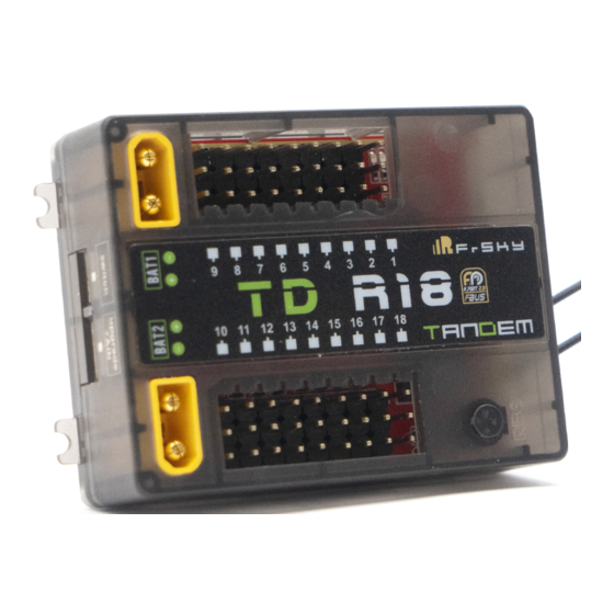 FrSky TD R18 Instruction Manual