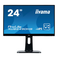 Iiyama ProLite XU2490HS-B1 User Manual