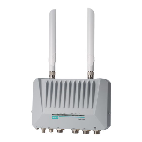 Moxa Technologies AWK-4252A Series Quick Installation Manual