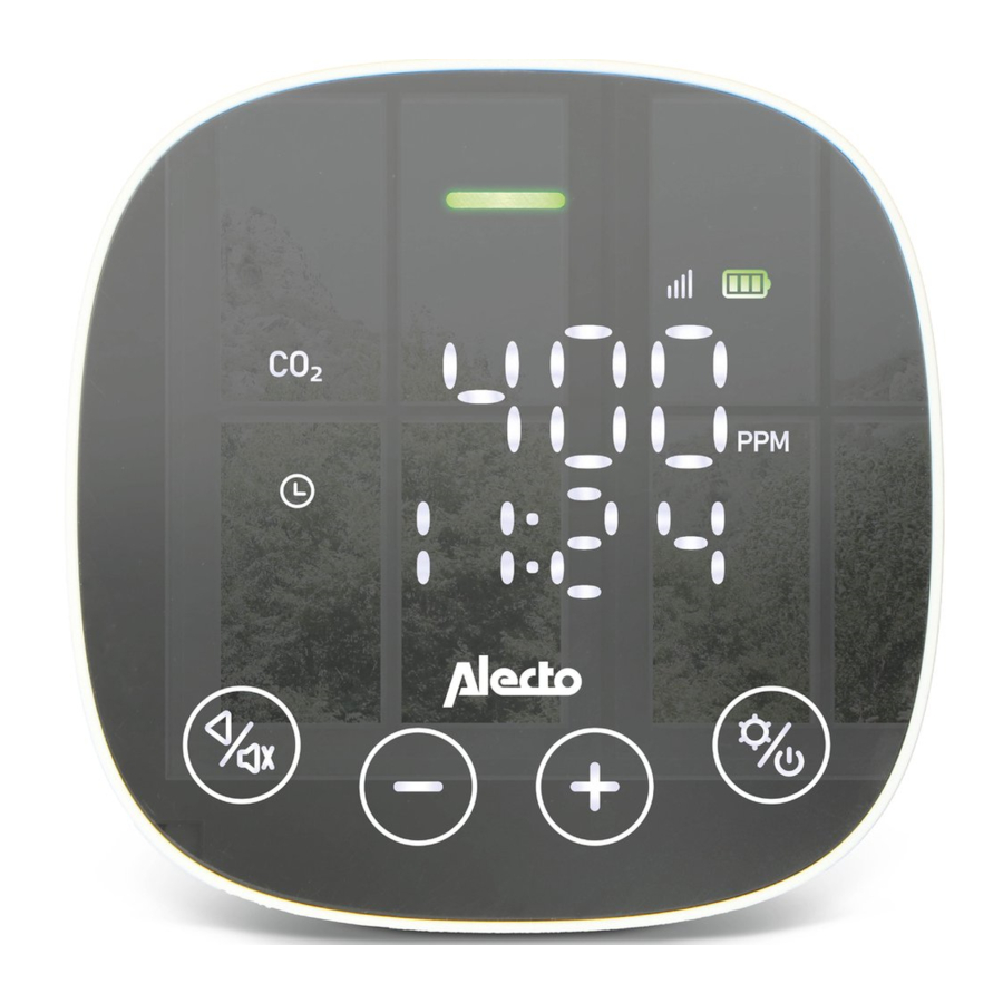 Alecto AQ30 - CO2 Monitor Manual