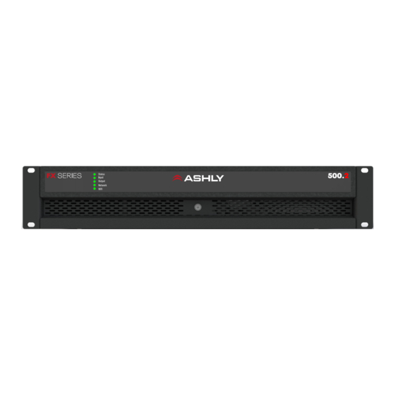 Ashly FX-500.4 Operating Manual