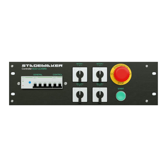 Verlinde STAGEMAKER ECO LCxSRA SERIES Owner's Manual