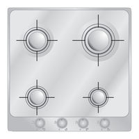 Smeg Gas Cooktop PA106SX Instructions For Installation And Use Manual