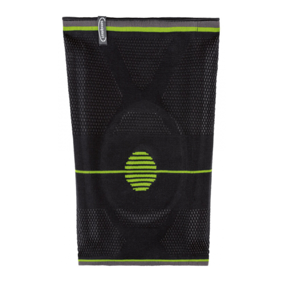 sensiplast GENU-ACTIVE Instructions For Use Manual