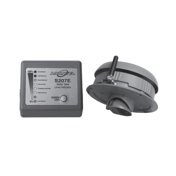 Aquatel S207E Instruction Manual
