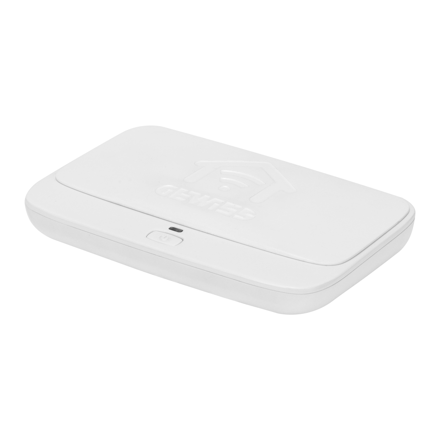 Gewiss CHORUS GWA9000 - Smart Gateway Manual