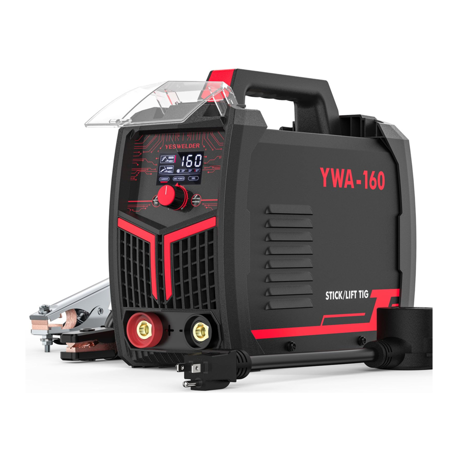 YESWELDER YWA-160 - Stick Welding Machine Manual