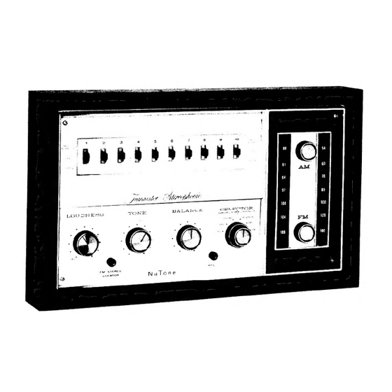 NuTone 2071 Service Manual