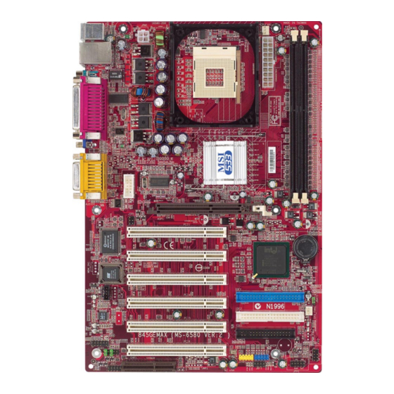 MSI MS-6580-060 - 845GE Max-L Motherboard User Manual