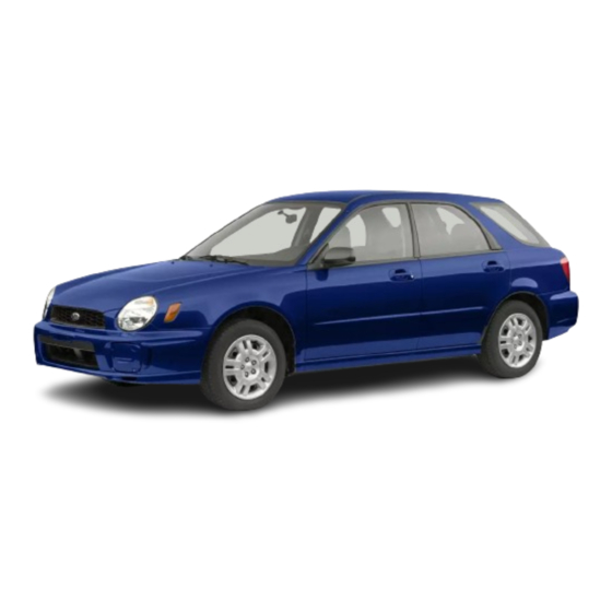 Subaru Impreza Safety & Overview Manual