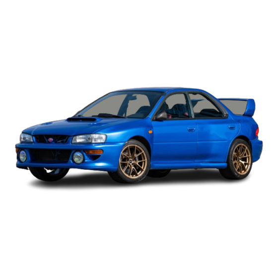 Subaru Impreza Safety & Overview Manual