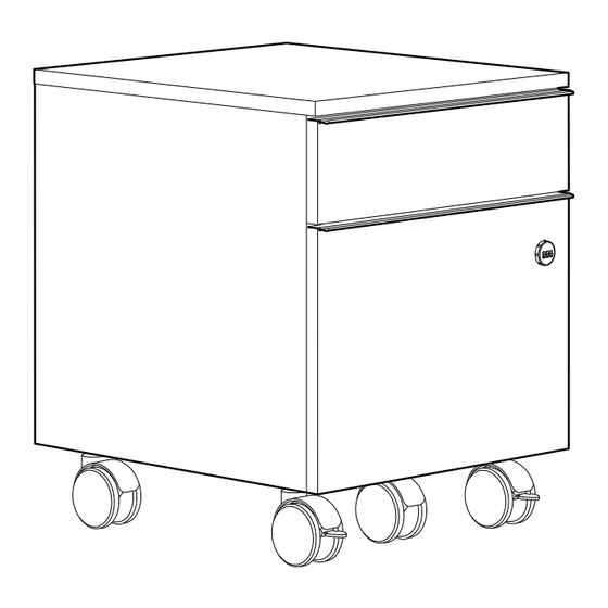 IKEA ASPVIK DRAWER UNIT 17" Instructions Manual
