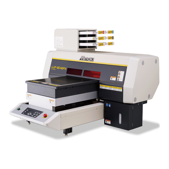 MIMAKI UJF-3042FX Operation Manual