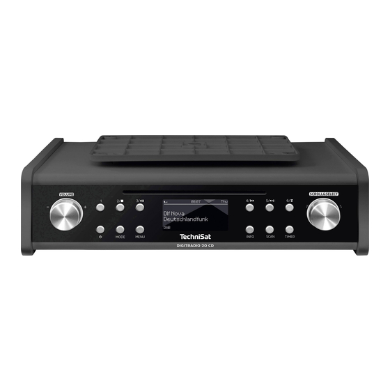 TechniSat DIGITRADIO 20 CD Manual