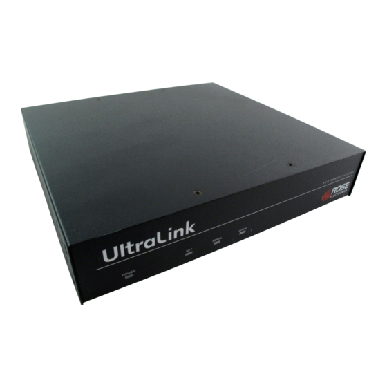 Rose electronics UltraLink UL-V3 Installation And Operation Manual